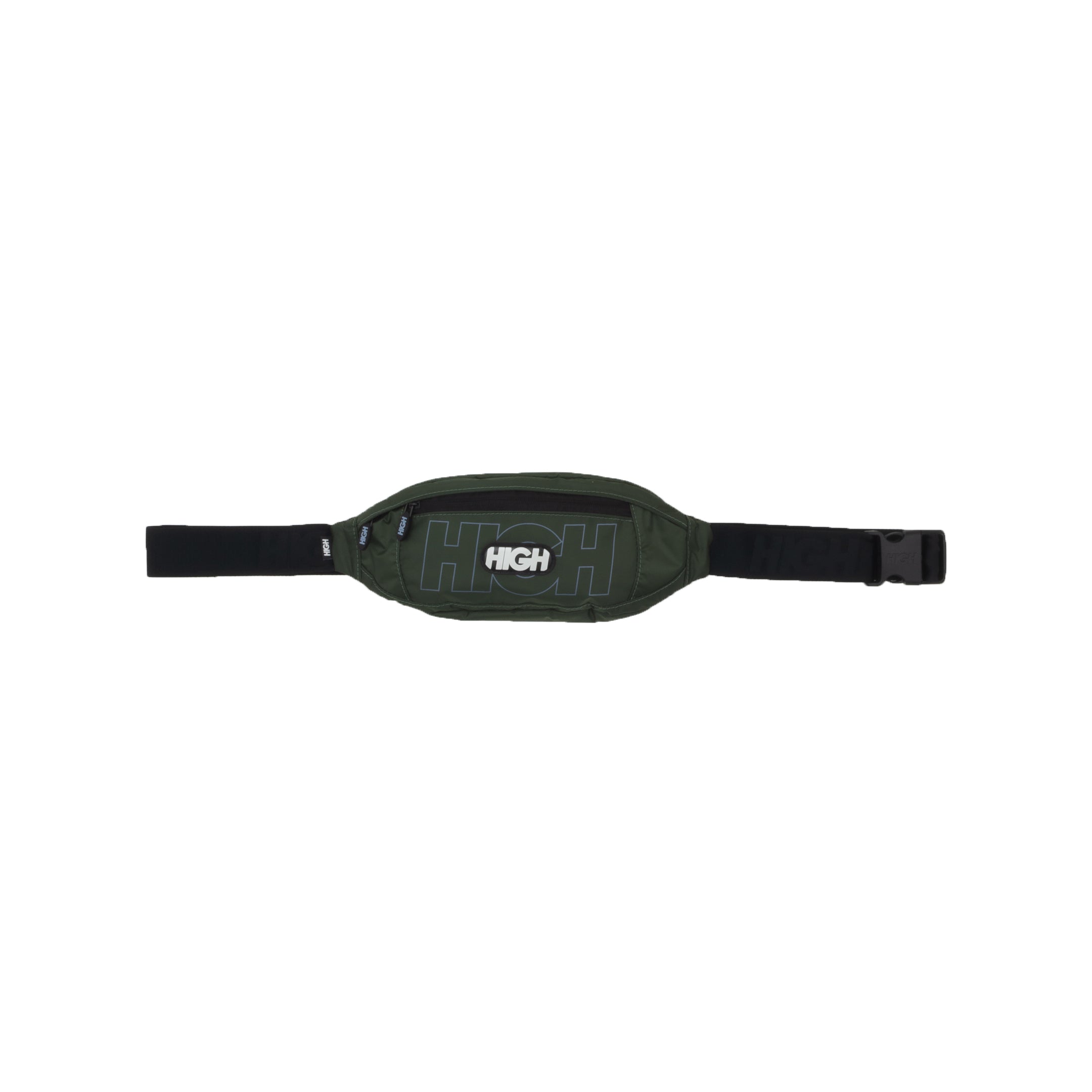 HIGH - Waistbag Oval Outline "Night Green" - THE GAME